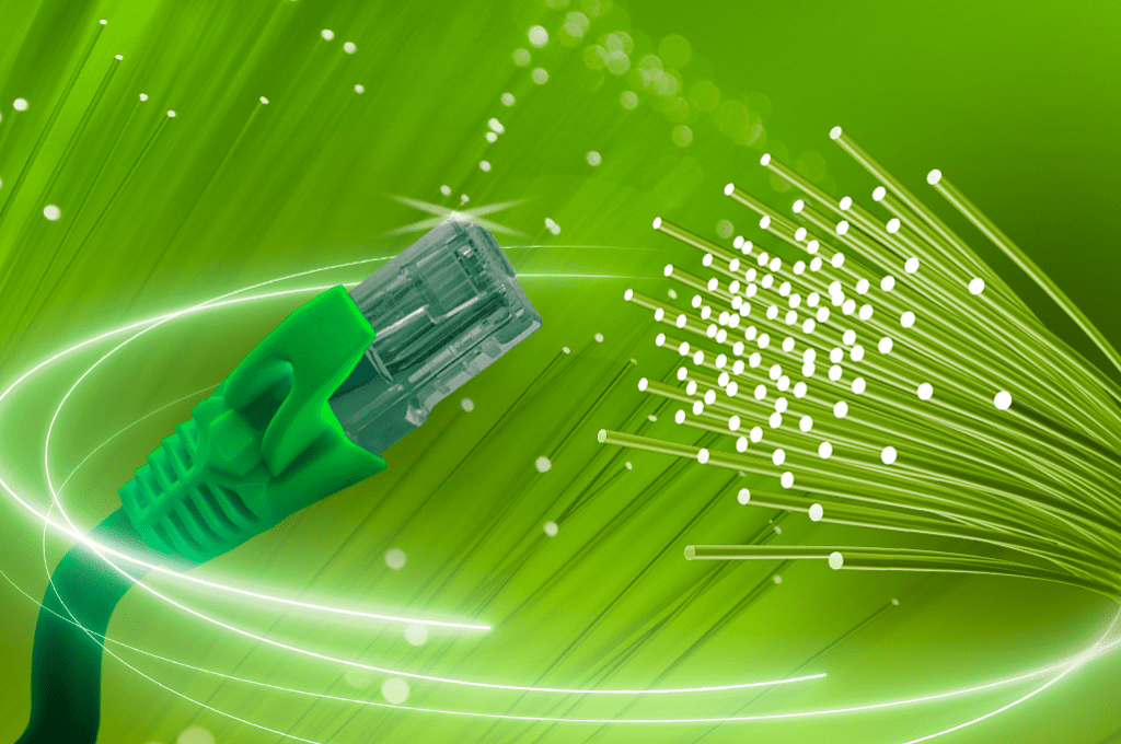 Diferença entre fibra óptica e cabo de rede